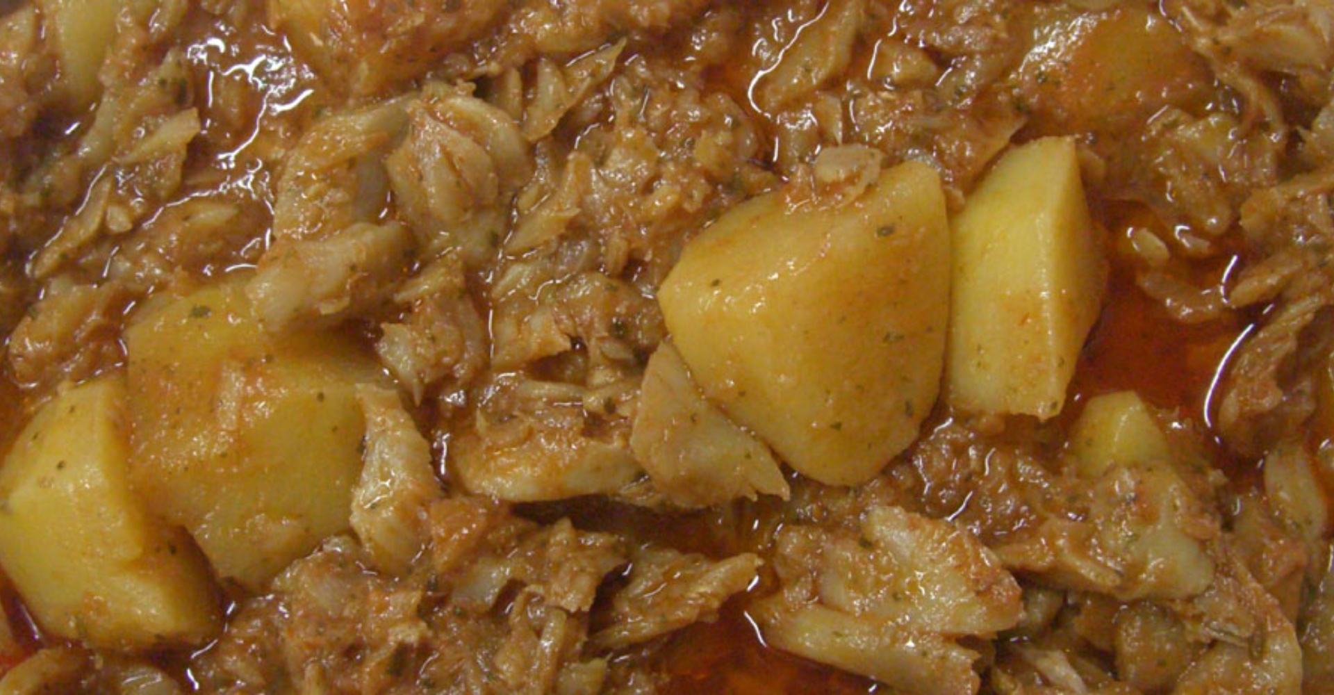 A recipe from Elba island, Stockfish with potato